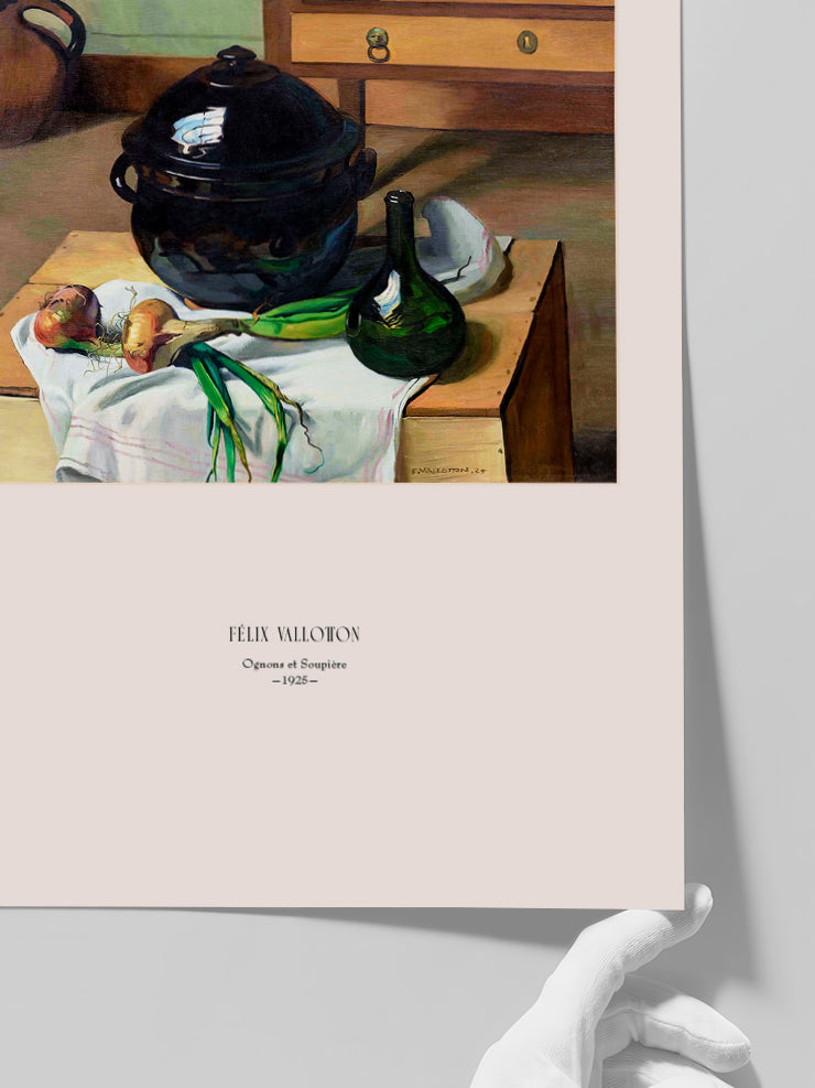 Félix Vallotton Oignons et Soupière - Art Print  Poster