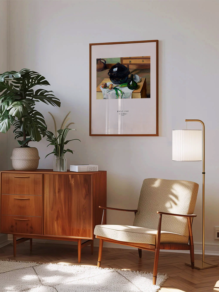 Félix Vallotton Oignons et Soupière - Art Print Ürün ikincil görseli