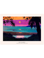 Félix Vallotton Coucher de Soleil à Grace, Ciel Orange et Violet - Art Print