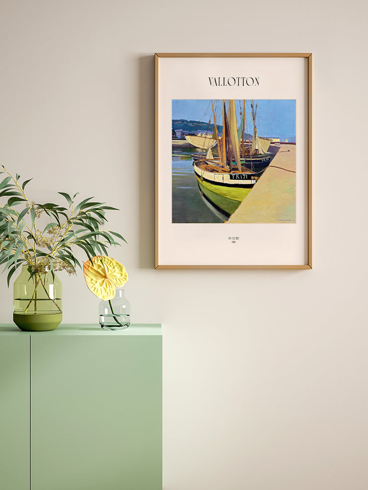 Félix Vallotton Un Port - Art Print Ürün ikincil görseli