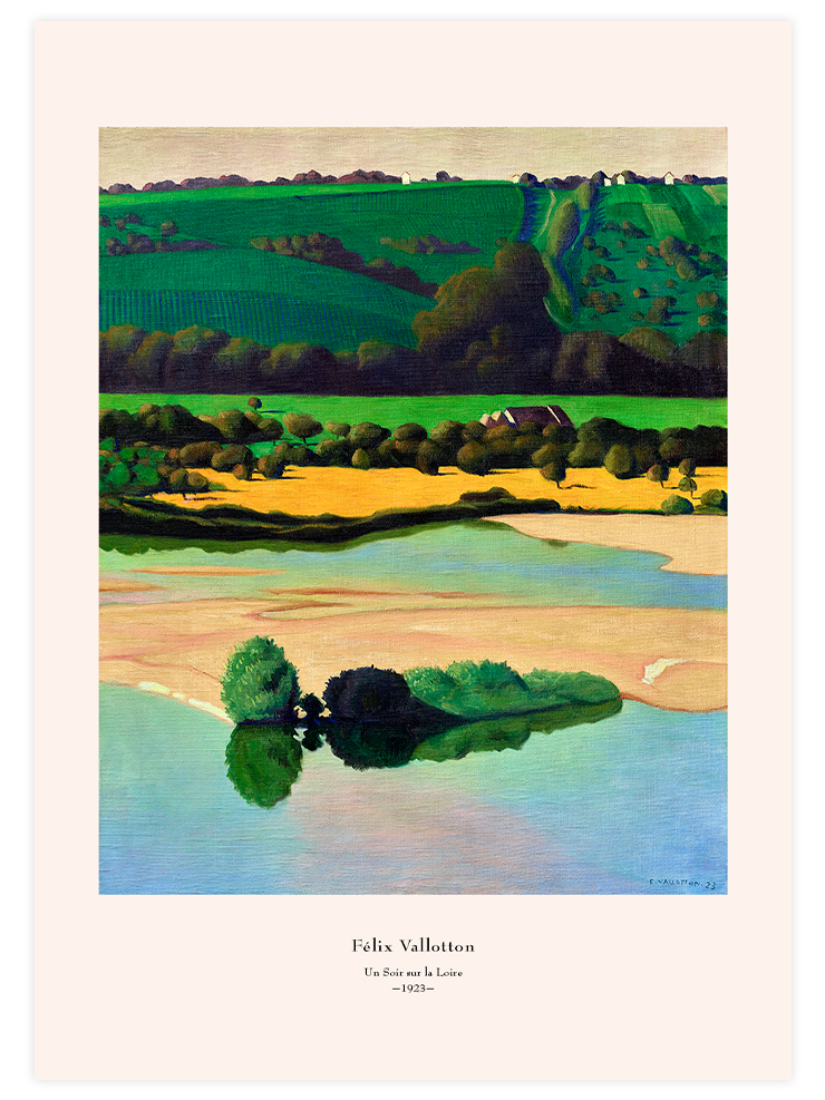 Félix Vallotton Un Soir sur la Loire - Art Print
