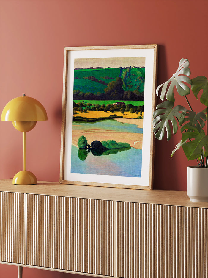 Félix Vallotton Evening on the Loire - Art Print  Poster