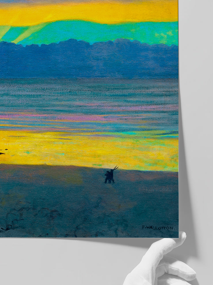 Félix Vallotton Yellow and Green Sunset - Art Print