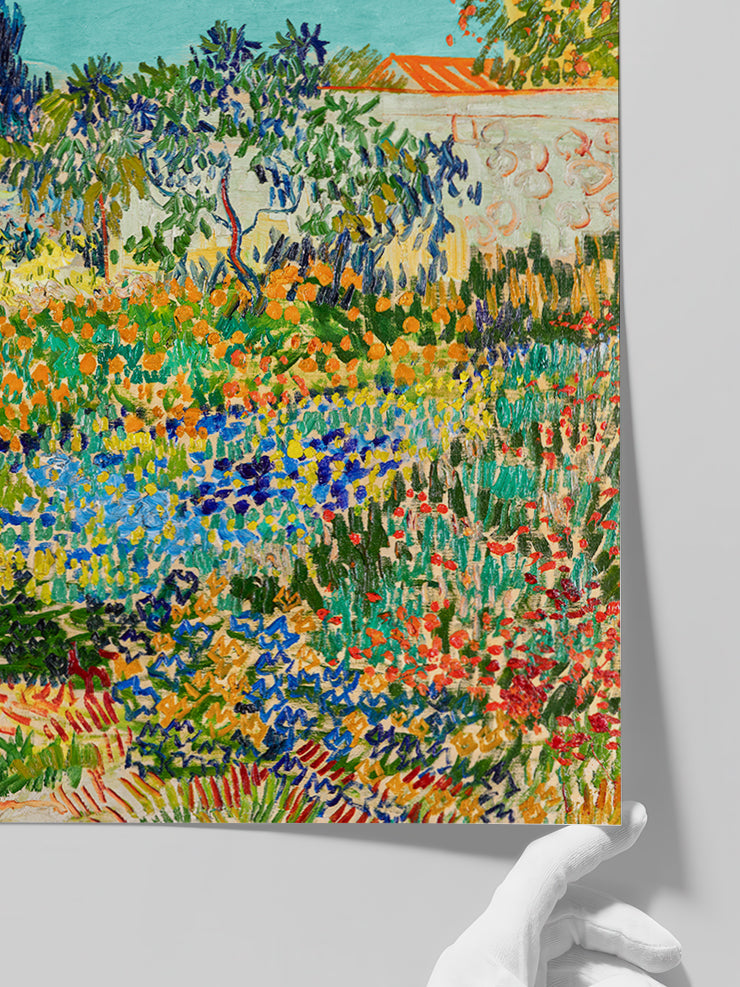 Van Gogh Arles’de Bahçe - Art Print