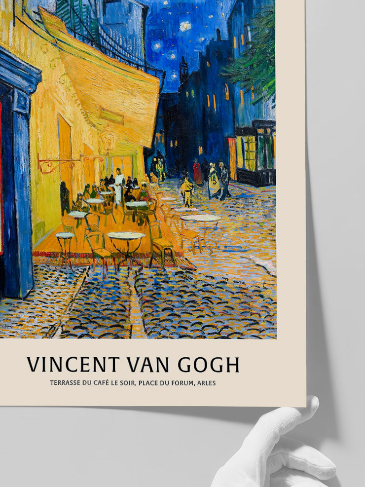 Van Gogh Gece Kahvesi N3 - Art Print