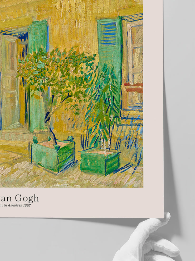Van Gogh Asnières'teki bir Restoranın Dış Görünümü - Art Print  Poster