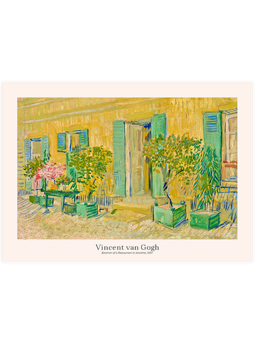Van Gogh Asnières'teki bir Restoranın Dış Görünümü - Art Print