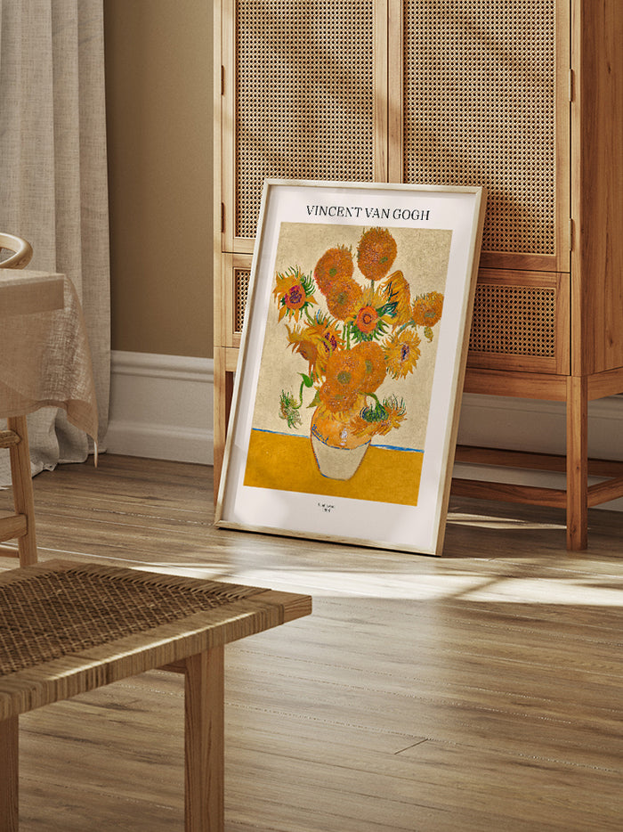 Van Gogh Ayçiçekleri - Art Print  Poster