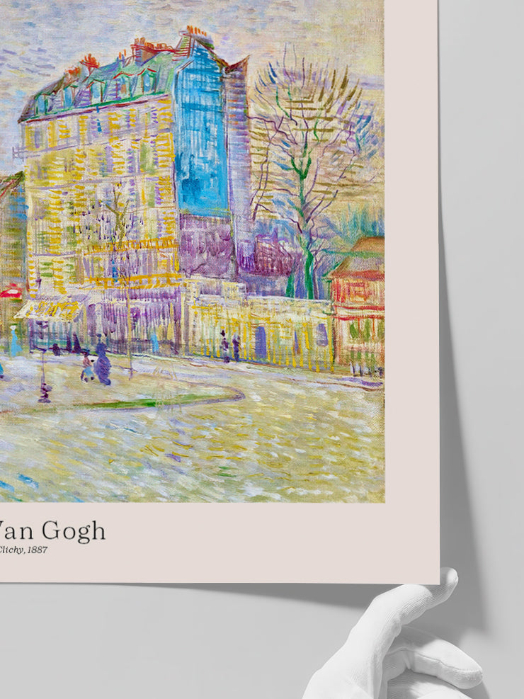Van Gogh Boulevard de Clichy - Art Print  Poster