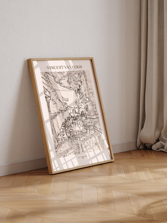 Van Gogh Cafe Terrace at Night - Art Print  Poster