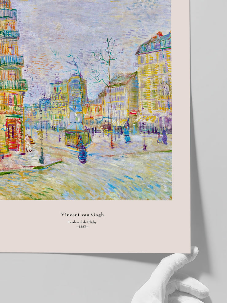 Van Gogh Clichy Bulvarı - Art Print  Poster