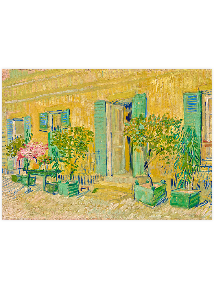 Van Gogh Exterior of a Restaurant in Asnières - Art Print