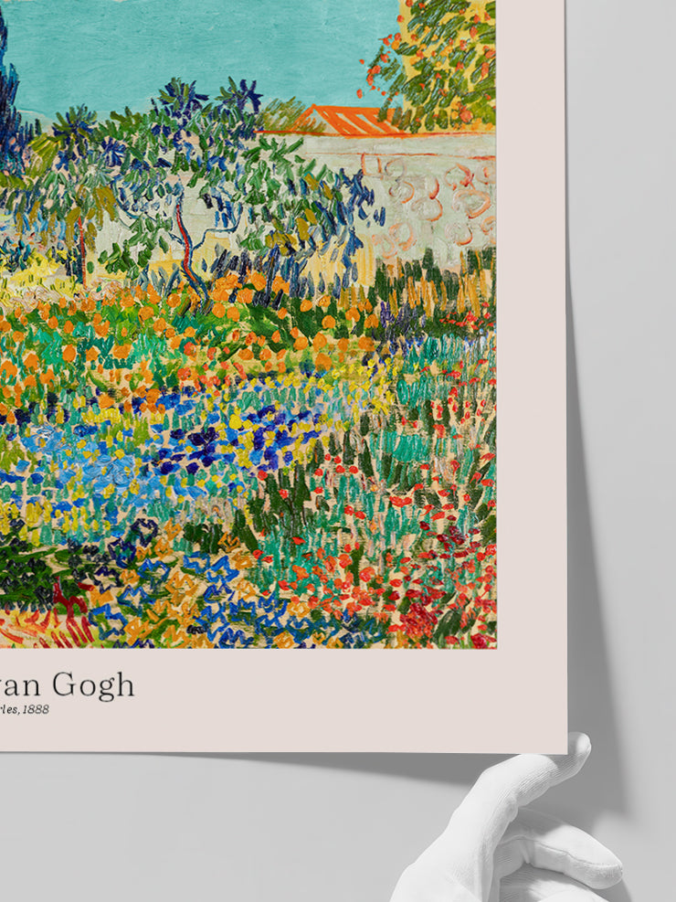 Van Gogh Garden at Arles - Art Print  Poster