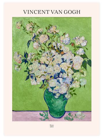 Van Gogh Roses - Art Print