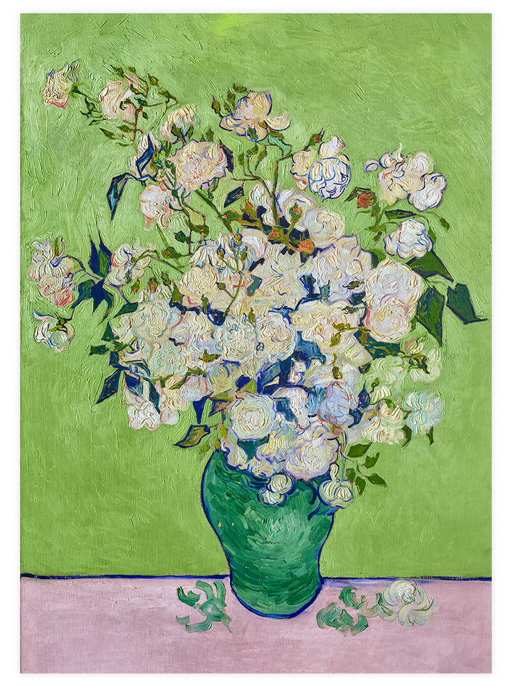 Van Gogh Güller ve Ayçiçekleri - Poster Seti Duo  Poster