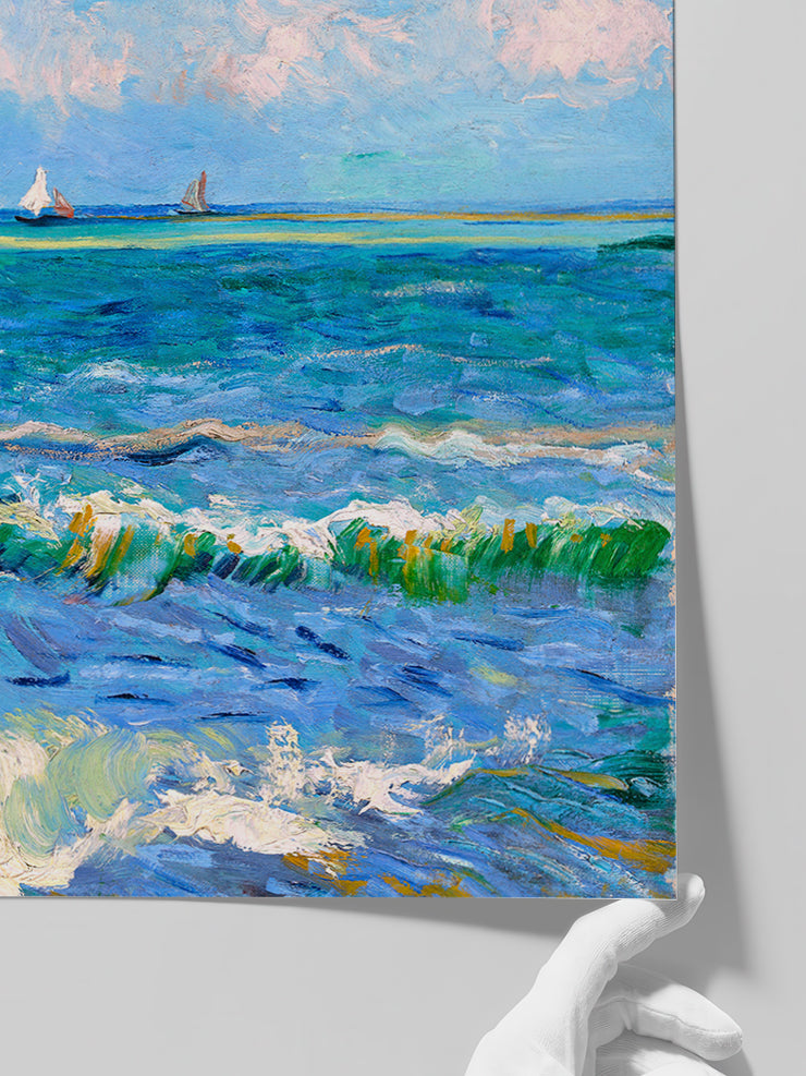 Van Gogh Les Saintes-Maries - Art Print  Poster
