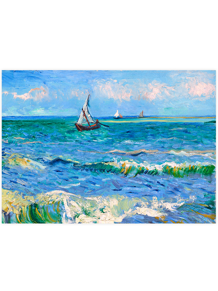 Van Gogh Les Saintes-Maries - Art Print Ürün ana görseli