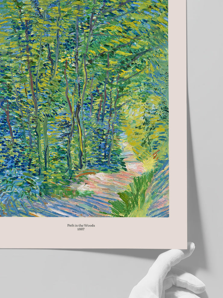 Van Gogh Ormanda Patika - Art Print