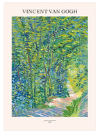 Van Gogh Ormanda Patika - Art Print