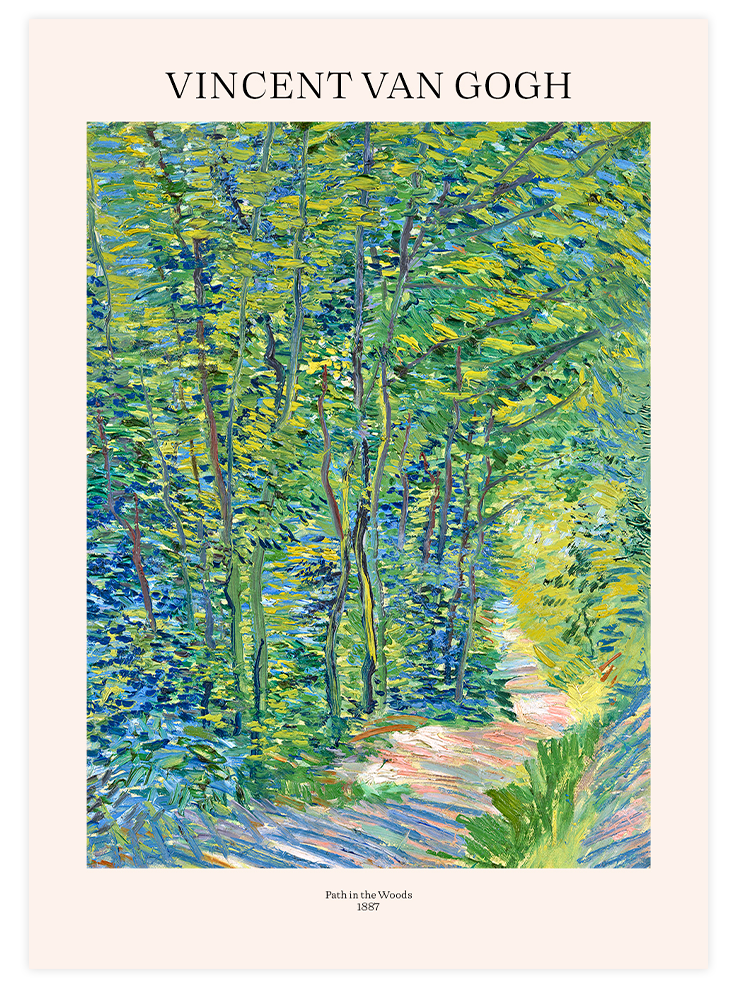 Van Gogh Ormanda Patika - Art Print