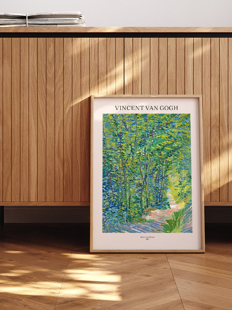 Van Gogh Ormanda Patika - Art Print