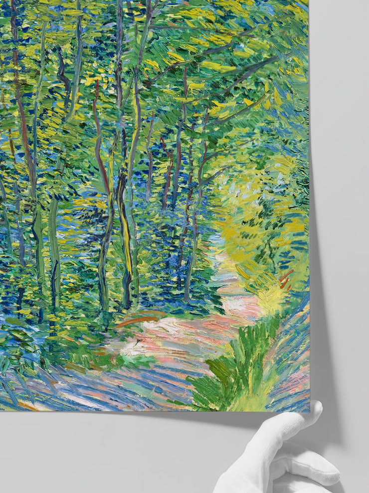 Van Gogh Path in the Woods - Art Print  Poster