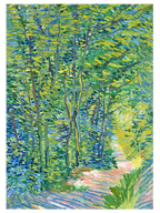 Van Gogh Path in the Woods - Art Print