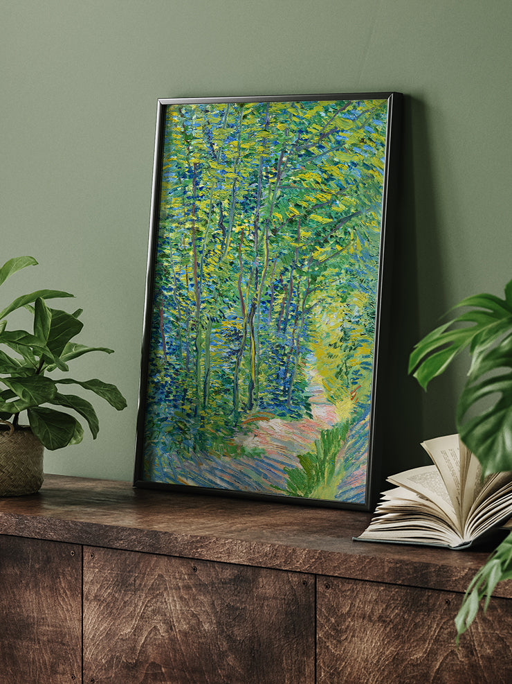 Van Gogh Path in the Woods - Art Print