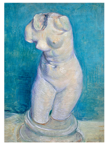 Van Gogh Plaster Cast of a Woman's Torso - Art Print