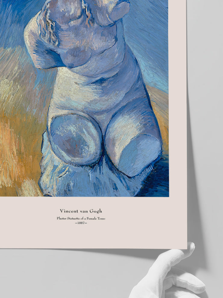 Van Gogh Plaster Statuette of a Woman's Torso - Art Print  Poster