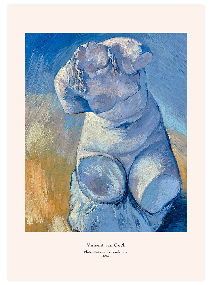 Van Gogh Plaster Statuette of a Woman's Torso - Art Print