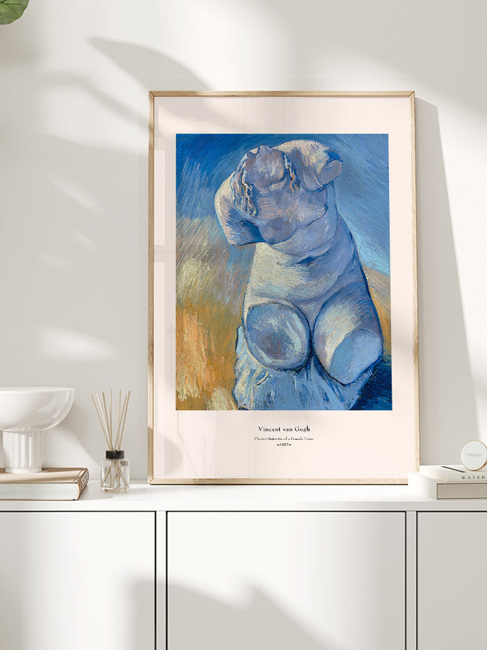 Van Gogh Plaster Statuette of a Woman's Torso - Art Print  Poster