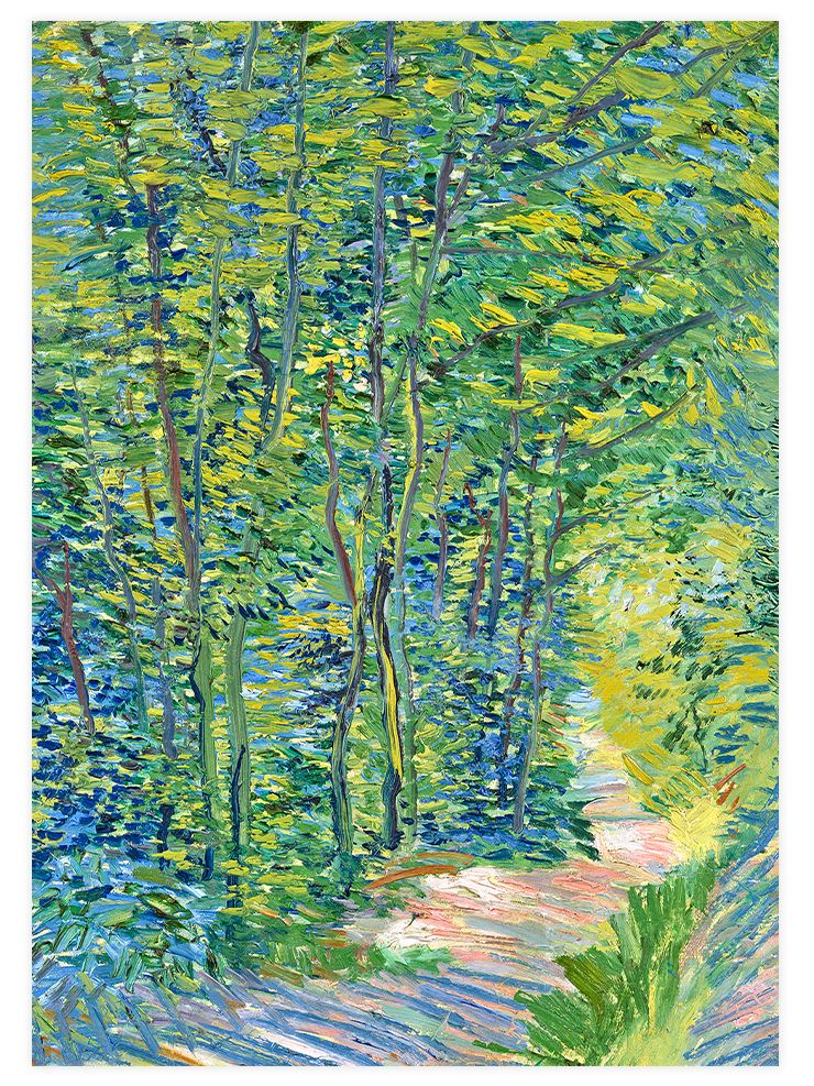 Van Gogh Path in the Woods - Poster Seti Duo Ürün ikincil görseli
