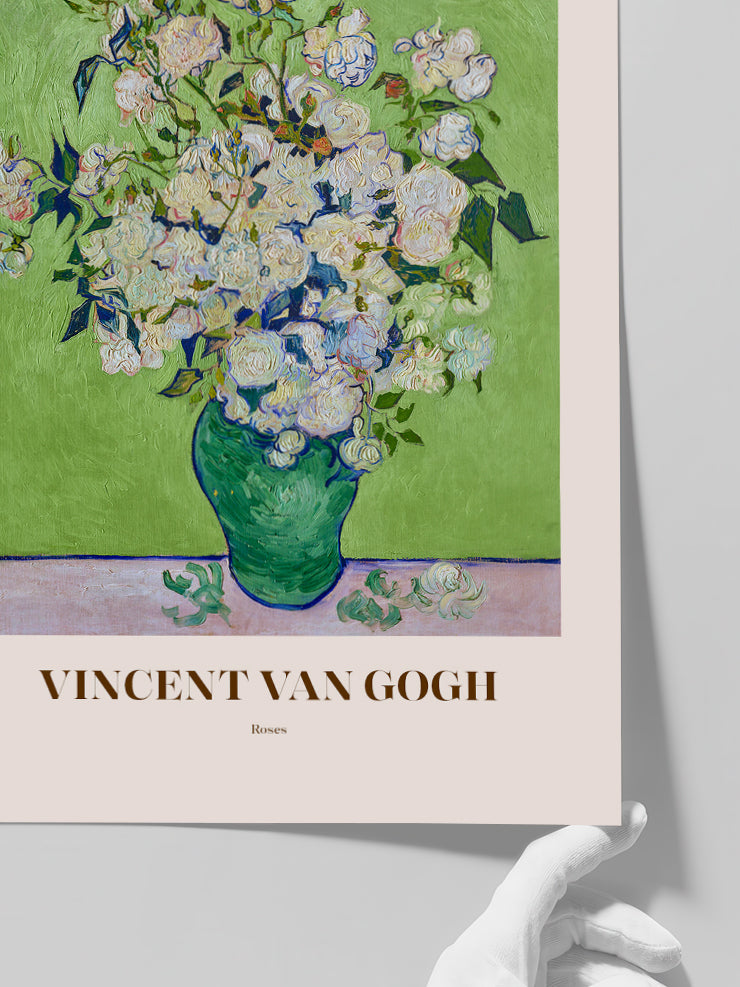 Van Gogh Roses - Art Print  Poster