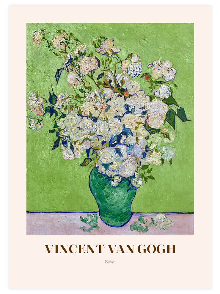 Van Gogh Roses - Art Print Ürün ana görseli