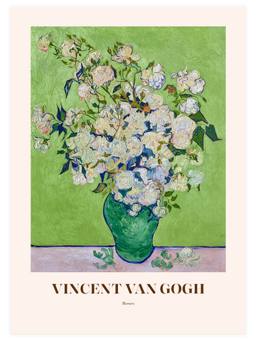 Van Gogh Roses - Art Print