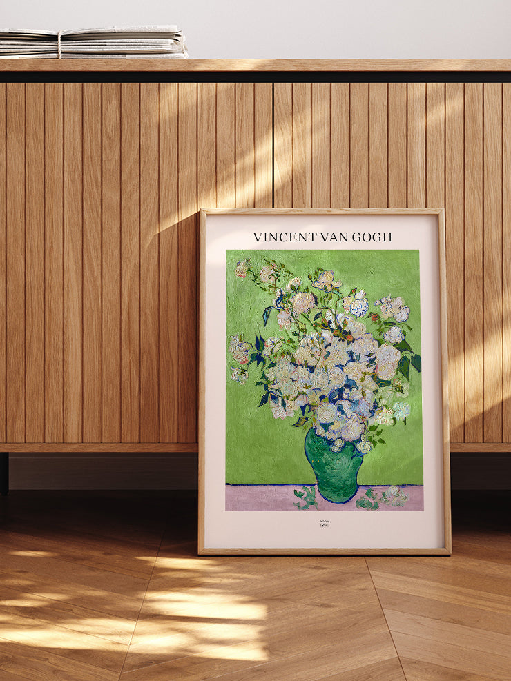 Van Gogh Roses - Art Print  Poster