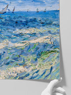 Van Gogh Saintes-Maries’de Deniz Manzarası - Art Print