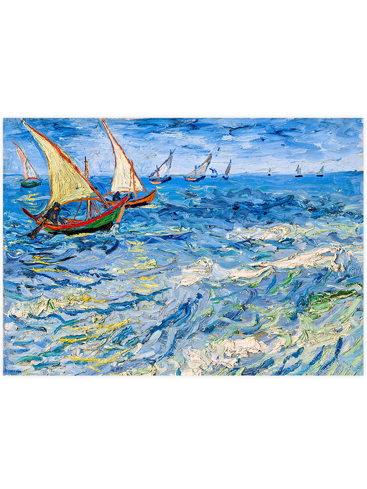 Van Gogh Saintes-Maries’de Deniz Manzarası - Art Print