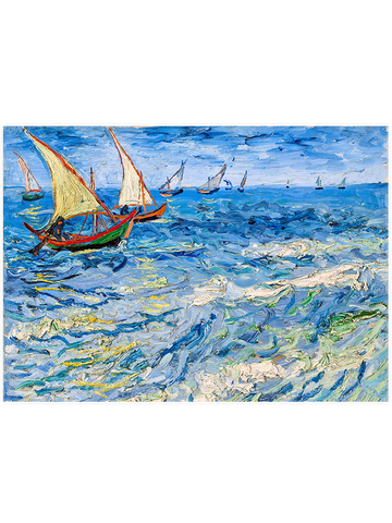 Van Gogh Saintes-Maries’de Deniz Manzarası - Art Print