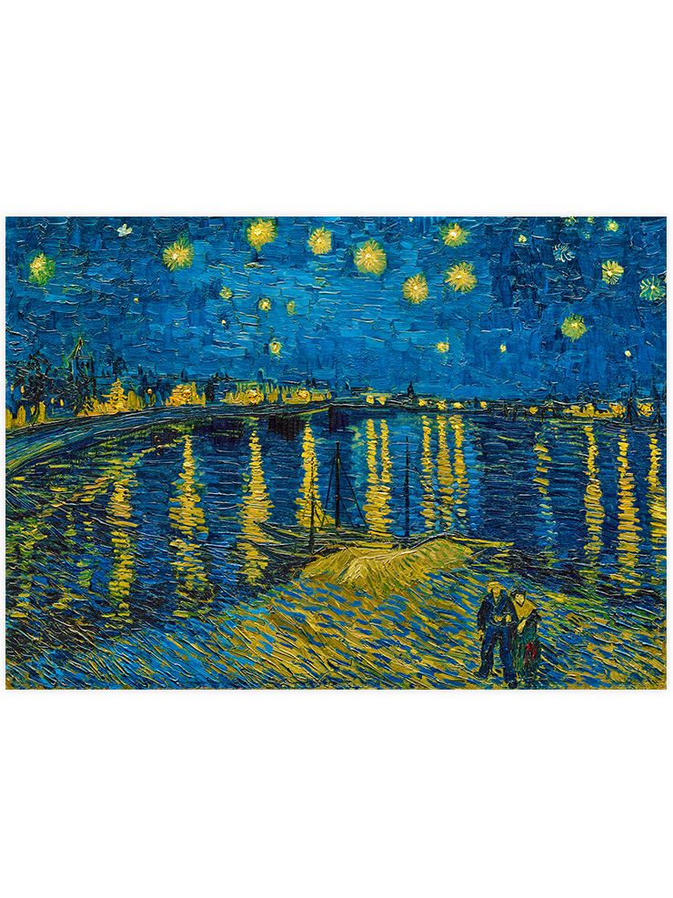 Van Gogh Starry Night Over the Rhone - Art Print Ürün ana görseli