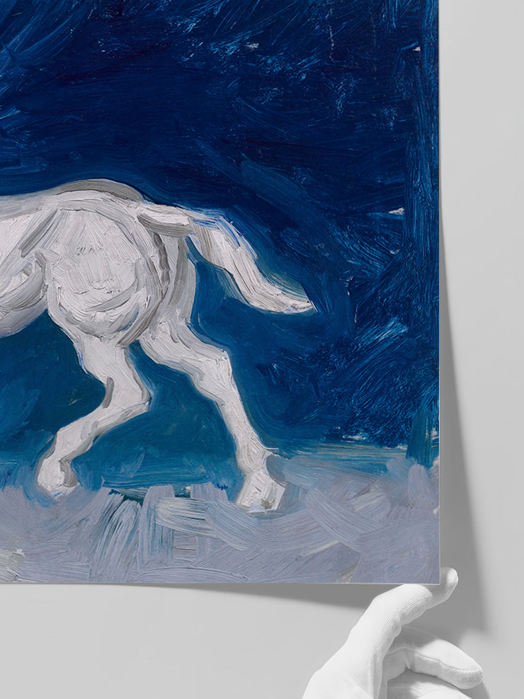 Van Gogh Statuette of a Horse - Art Print