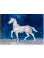 Van Gogh Statuette of a Horse - Art Print
