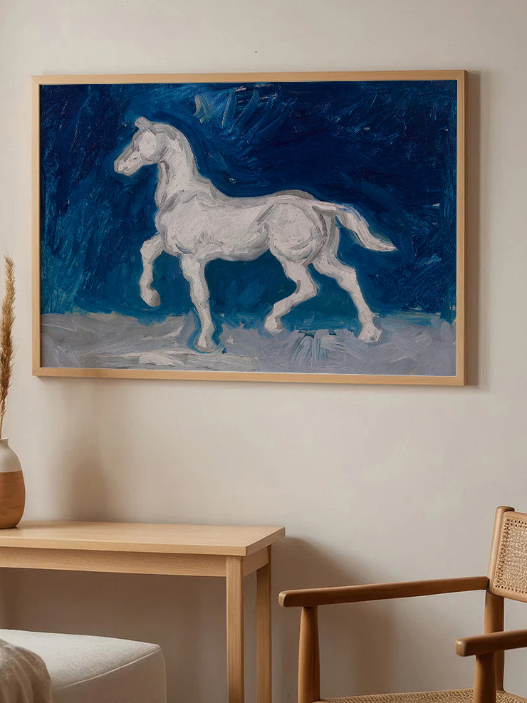 Van Gogh Statuette of a Horse - Art Print