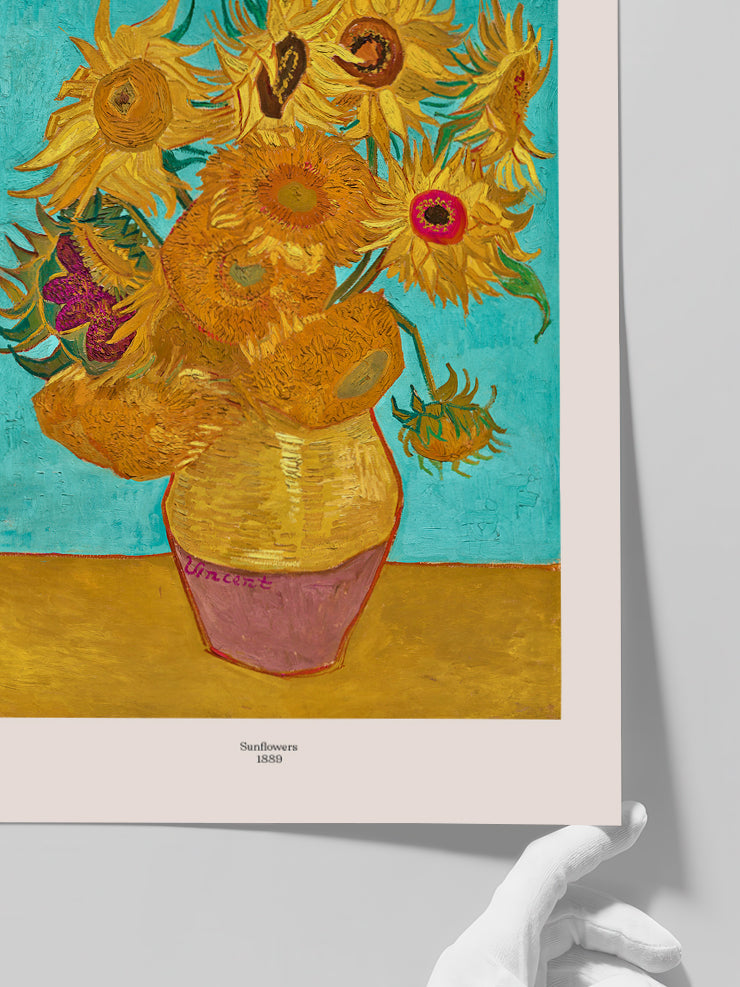 Van Gogh Sunflowers - Art Print  Poster