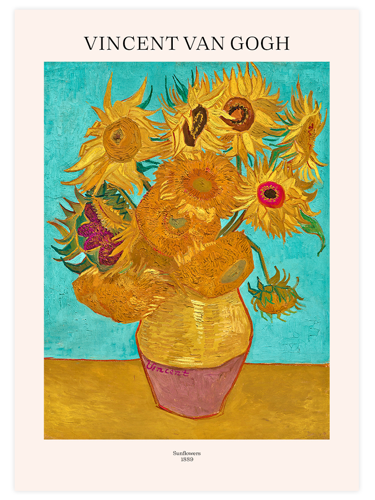 Van Gogh Sunflowers - Art Print Ürün ana görseli