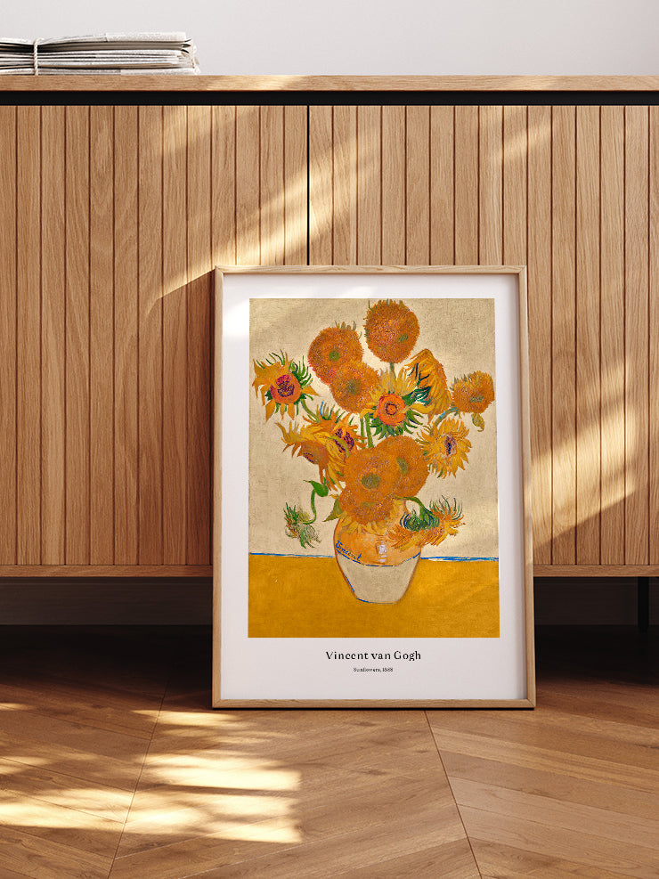 Van Gogh Sunflowers (Ayçiçekleri) N2 - Art Print  Poster