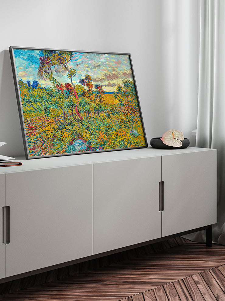 Van Gogh Sunset at Montmajour - Art Print Ürün ikincil görseli
