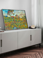 Van Gogh Sunset at Montmajour - Art Print