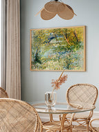 Van Gogh River Bank at Springtime - Art Print